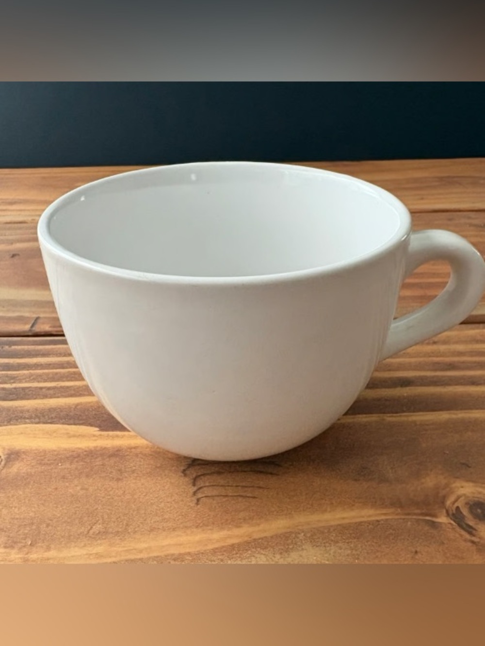 Premium White Ceramic Mug with Comfortable Handle